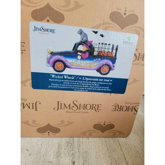 Jim shore NEW Wicked Wheels 6010674 NEW Enesco Halloween figure witch - Picture 8 of 8